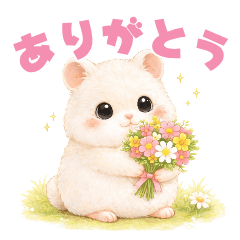 ハムちくん♪やさしい日常スタンプ