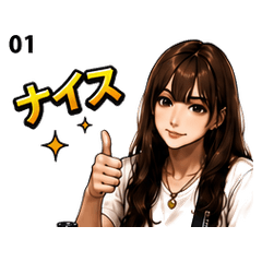 Poker Girl Stickers