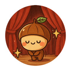 癒しのくりっちゃん・どんぐり日常あいさつ