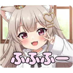 ハートのみなみちゃんスタンプ