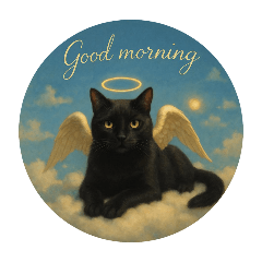 Cats in Heaven～black cat①