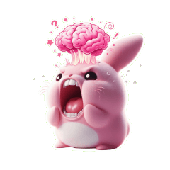 ピンクうさぎ崩壊中