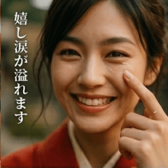 和服美人×謙虚な感謝の気持ちスタンプ