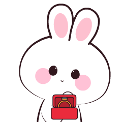 Kawaii Rabbit 4 : Pop-up stickers