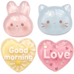 かわいいぷっくりシールスタンプ♡08