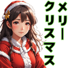 仮装女子　クリスマス編