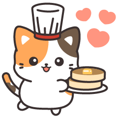 見やすいデカ文字♪きゅるんとミケちゃん