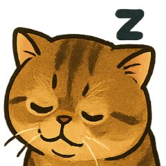 catcat stickerBW