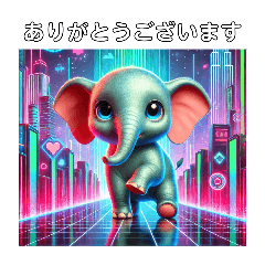 象さん#井の頭線明大前駅で可愛い挨拶