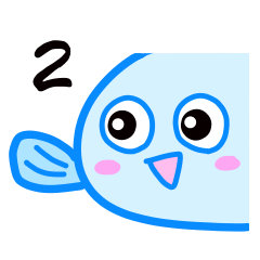 雑魚ちゃんアクアリウムスタンプ2