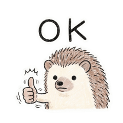 言いたい本音を真顔で代弁。雑なハリネズミ