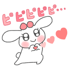 うさももちゃん愛あふれるスタンプ
