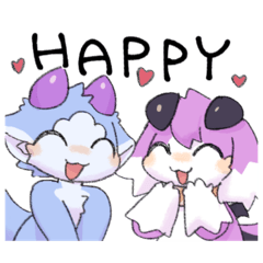 仲良しでびるずスタンプ