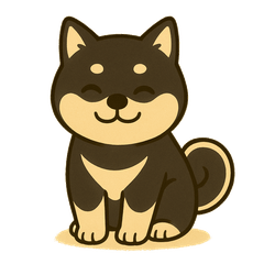 黒柴まろのやさしい日常