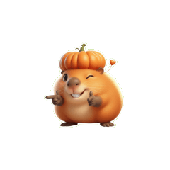 カピバラくんがあなたにハローと言いに来た