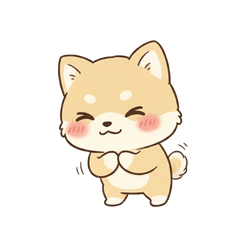 豆柴こまめくん 敬語スタンプ