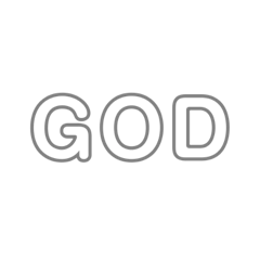 GOD 16 STICKERS