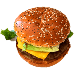 BEEF BURGER STICKERS.