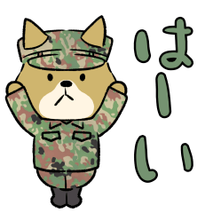 陸上自衛隊・ゆるっと柴犬三曹