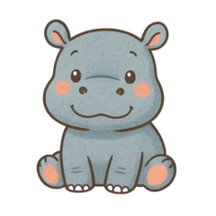 カバ日和 かわいくてまったりなスタンプ」