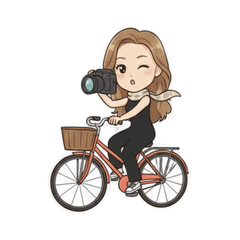 Woman in black dress, travel style.