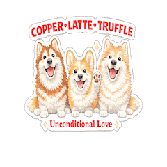 Copper Latte Truffle Happy Dog