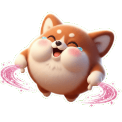 コーギーの萌えパワー全開