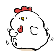 えびらっこのスタンプ（とり大盛り）