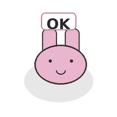 動くうなずきうさぎ