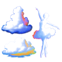 雲の物語スタンプ