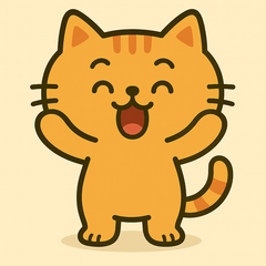 喜怒哀楽ねこ：ゆるかわ表情スタンプ