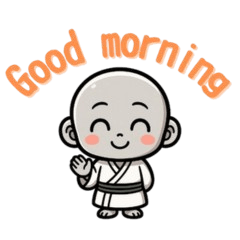 Little Jizo Monk Stickers