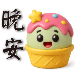 Practical cute dessert food stickers