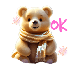 キラキラかわいいくまさん