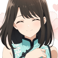 チャイナお姉さんスタンプ