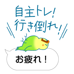 勝手にムダなコトバかぶせるインコさん