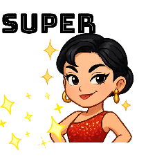 ダンスでEnglishスタンプ