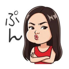 感情豊かなあさみんスタンプ