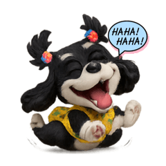 アメリカンコッカースパニエル白黒