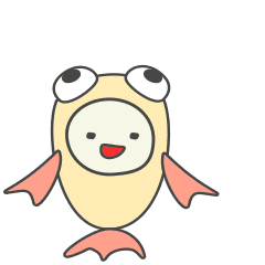 動く！金魚ちゃんのちっちゃなスタンプ２