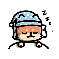 柴犬の使える日常スタンプ