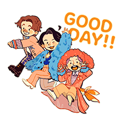 Mrs. GREEN APPLE「GOOD DAY」スタンプ