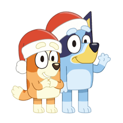 ブルーイ公式スタンプ・冬