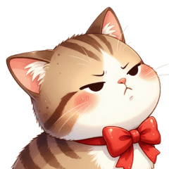 Fluffy cutie cat chatting