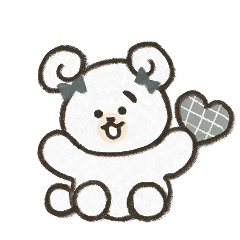 くまフワうさ✫1年中使える気遣いstamp