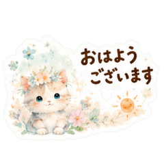 毎日使える♡癒しのパステル水彩どうぶつ