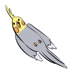 Silly Cockatiel Stickers