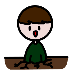 ささり丸の穴スタンプ