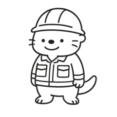 ガテン系カワウソの労働スタンプ