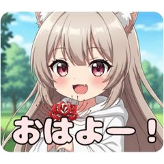 お彼岸を過ごすヒガンバナみなみちゃん